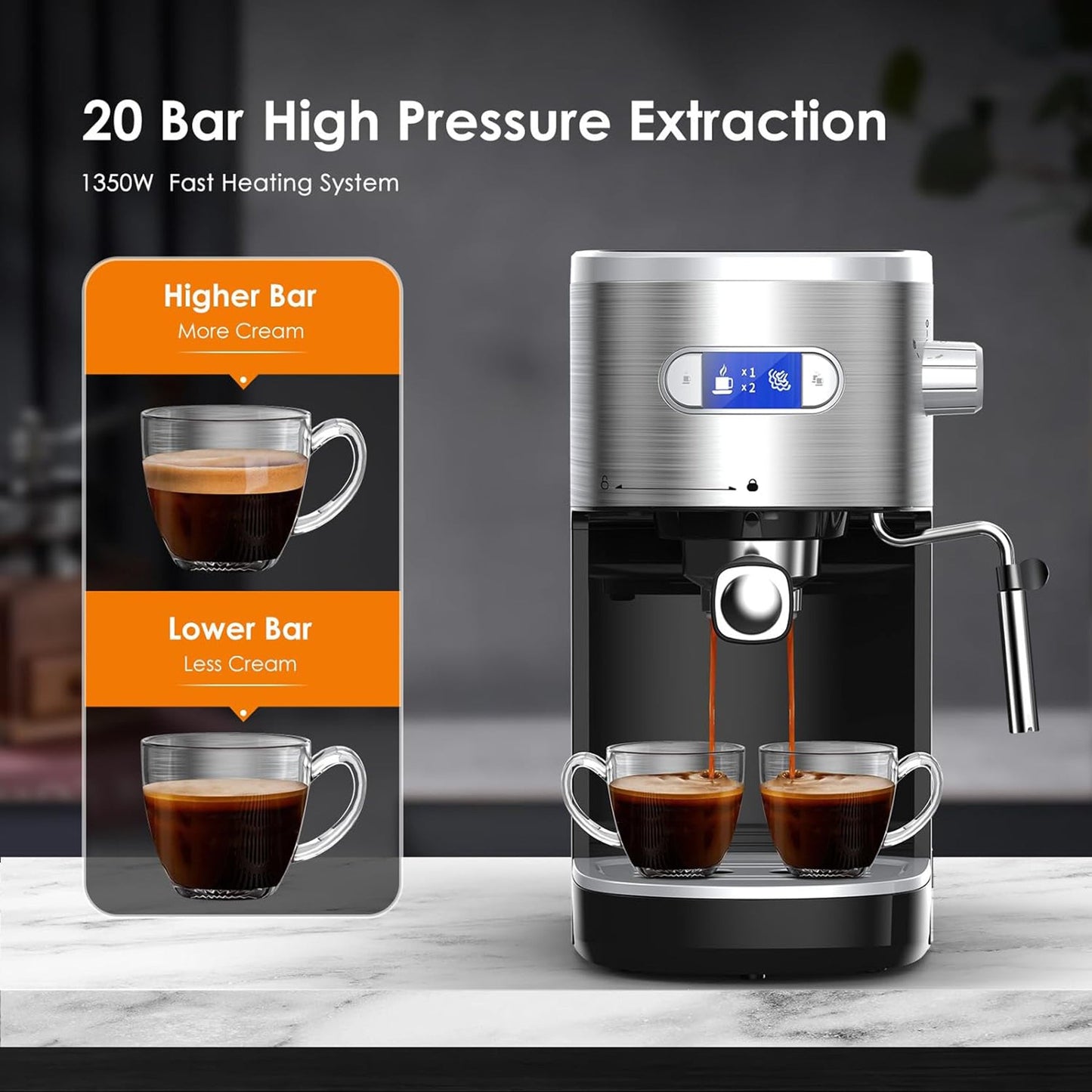 🎉New Year's special offer: Limited-time discount, only CAD$22.20 Bar Espresso Machine
