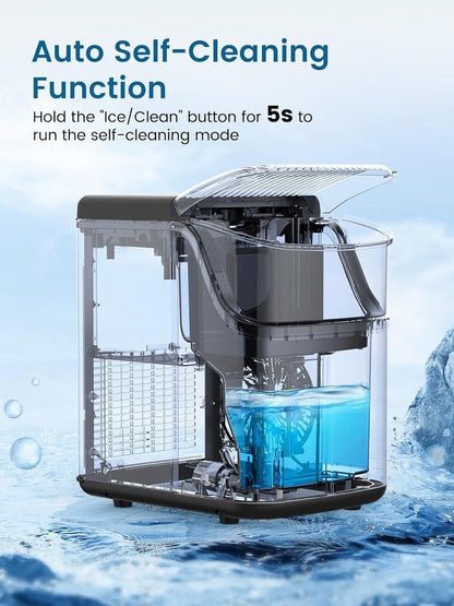 34lbs/24H Nugget Ice Makers Countertop